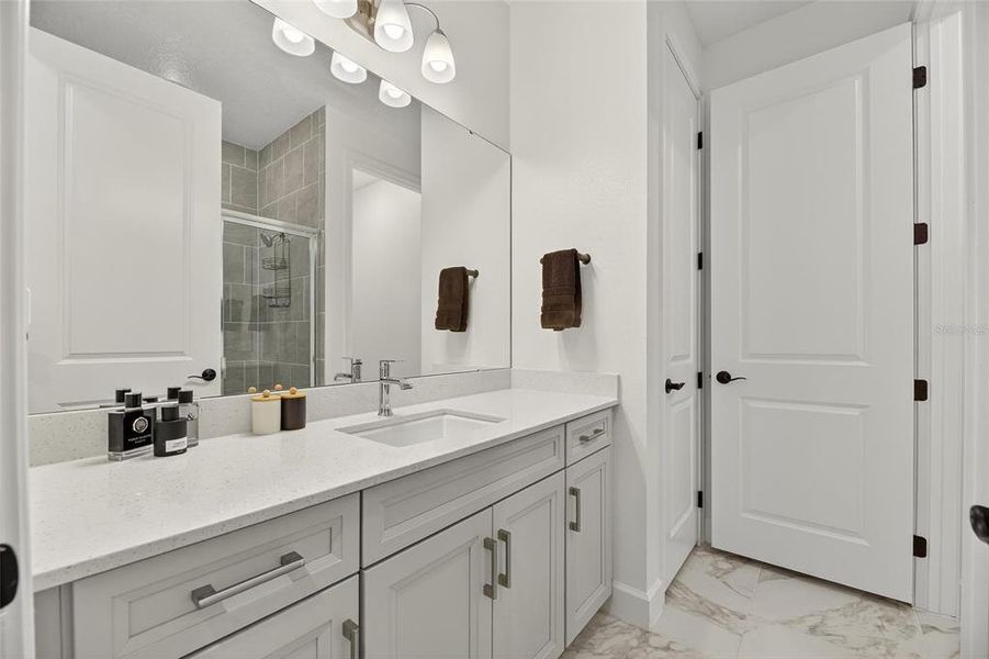 Furnished interior view inside a new home in Marisol Pointe at MiraBay Florida Series, Apollo Beach (Image 34).