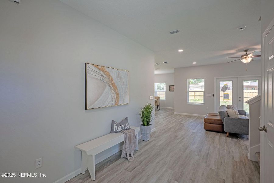 Furnished interior view inside a new home in , Jacksonville (Image 28).