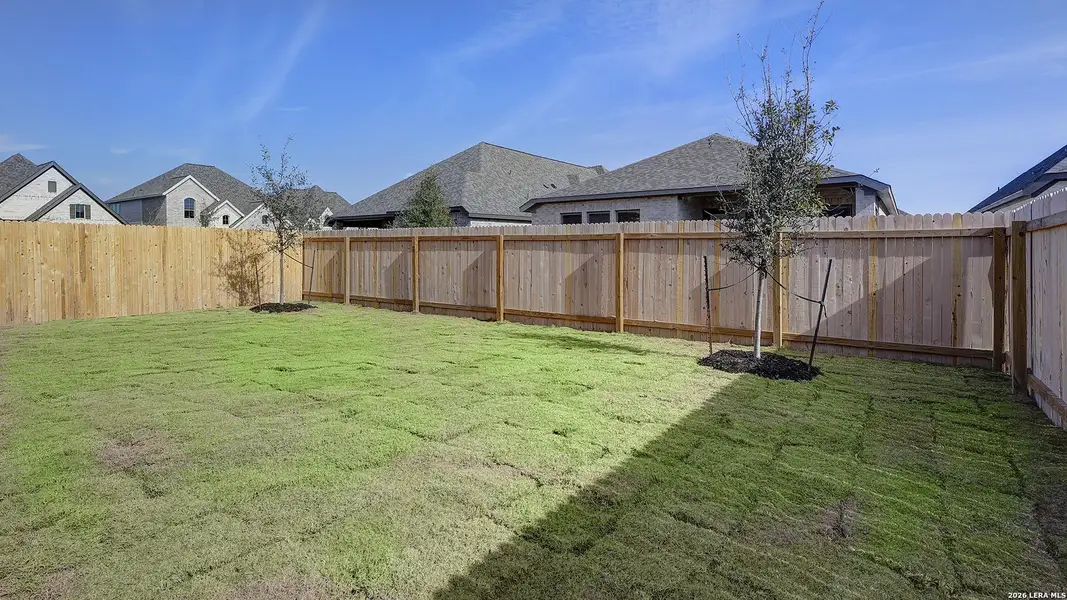 Exterior details and patio area of a home in Kallison Ranch, San Antonio (Image 3).