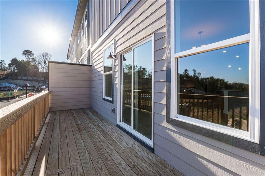 Exterior details and patio area of a home in , Sugar Hill (Image 27).
