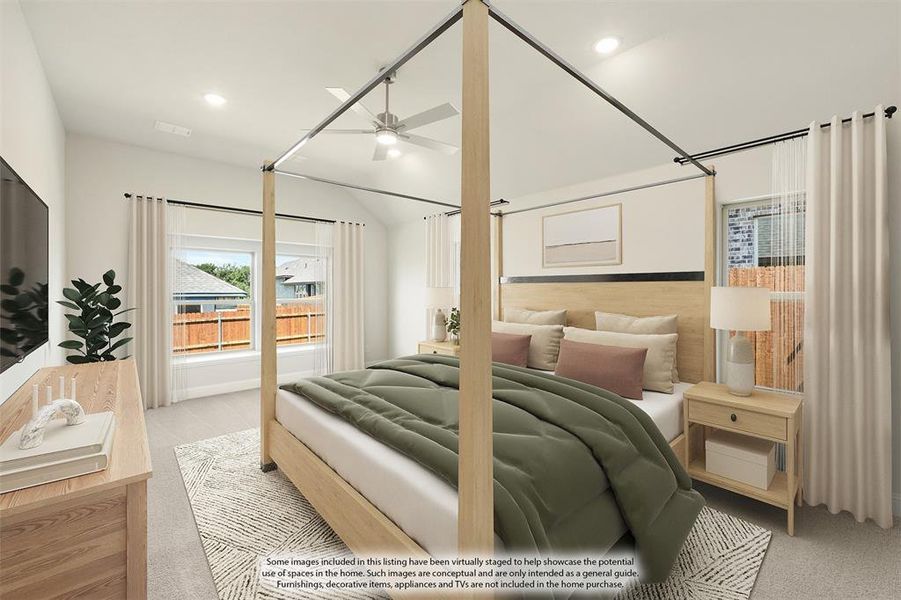 Furnished interior view inside a new home in Sunset Ridge, Alvarado (Image 14). Furnished interior view inside a new home in Sunset Ridge, Alvarado (Image 14).