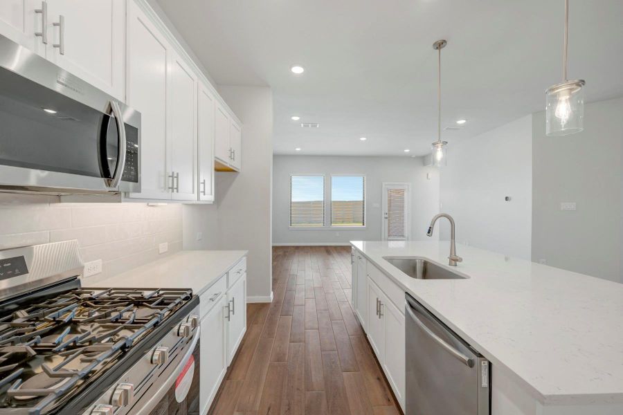 Furnished interior view inside a new home in Austin Point, Richmond (Image 4).