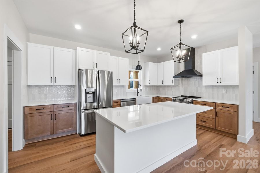 Furnished interior view inside a new home in , Crouse (Image 8).