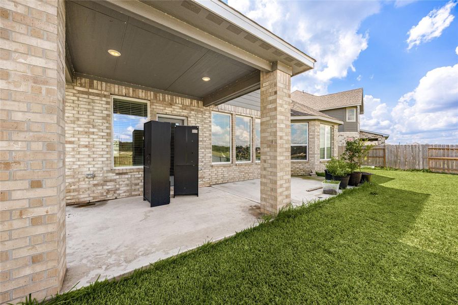 Exterior details and patio area of a home in , Rosenberg (Image 4). Exterior details and patio area of a home in , Rosenberg (Image 4).