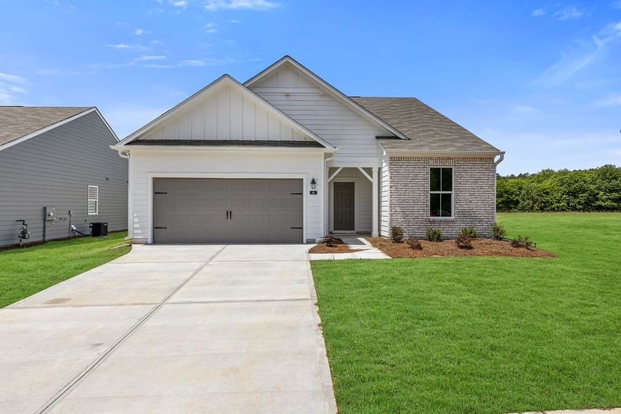 Front exterior of a new home in Three Rivers, Rome, GA, highlighting curb appeal (Image 16).