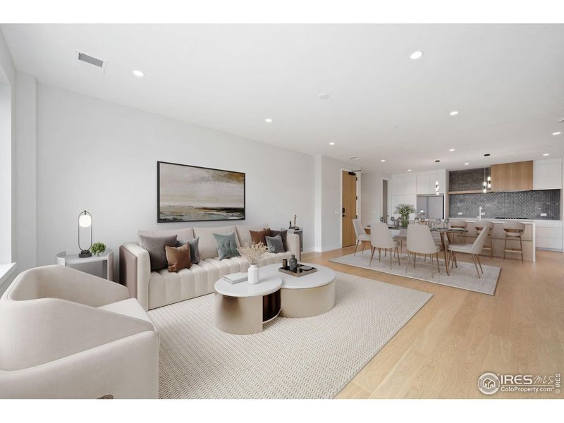 Furnished interior view inside a new home in , Loveland (Image 12).