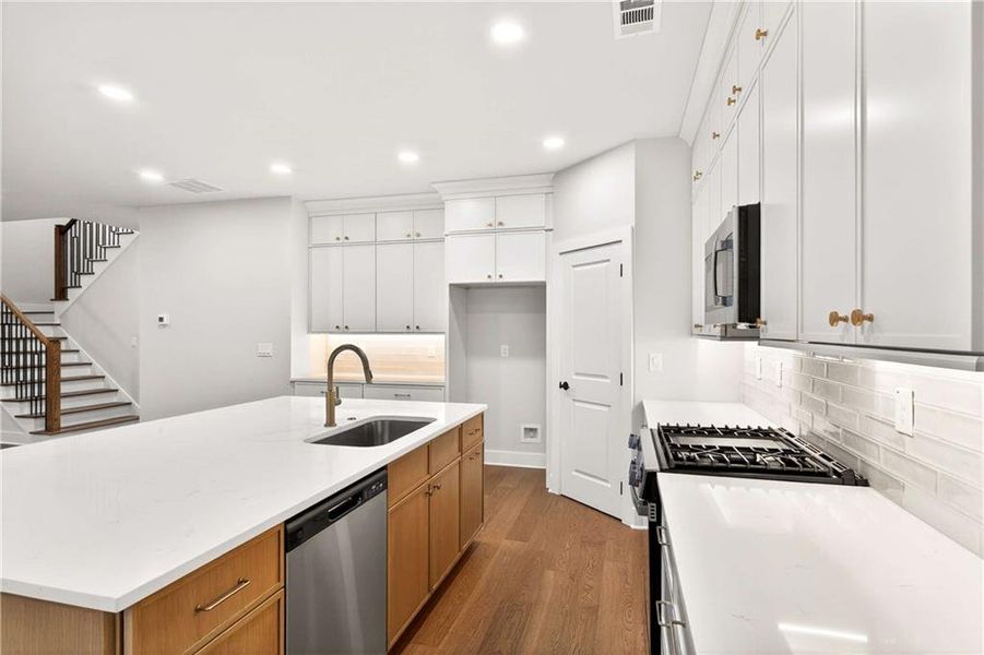 Furnished interior view inside a new home in , Norcross (Image 6).