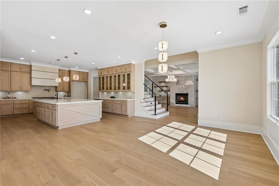 Furnished interior view inside a new home in , Buford (Image 7).