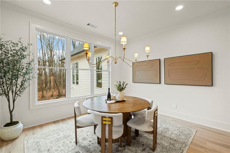 Furnished interior view inside a new home in , Canton (Image 11).