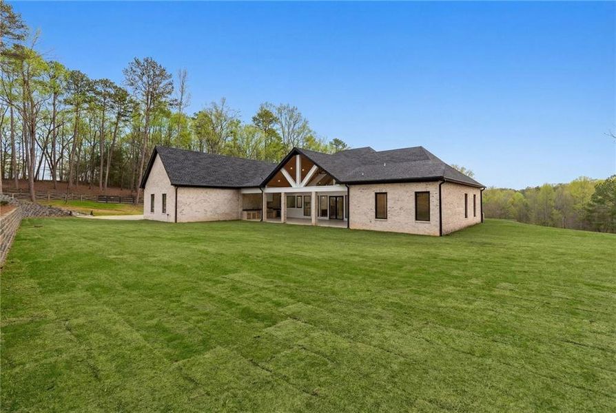 Exterior details and patio area of a home in , Dacula (Image 38).