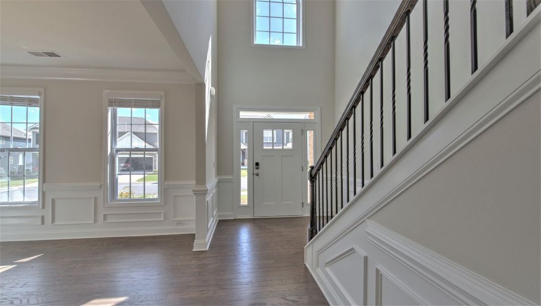 Spacious, unfurnished interior of a new home in Reserve at Tap Root Farms, Fletcher (Image 12). Spacious, unfurnished interior of a new home in Reserve at Tap Root Farms, Fletcher (Image 12).