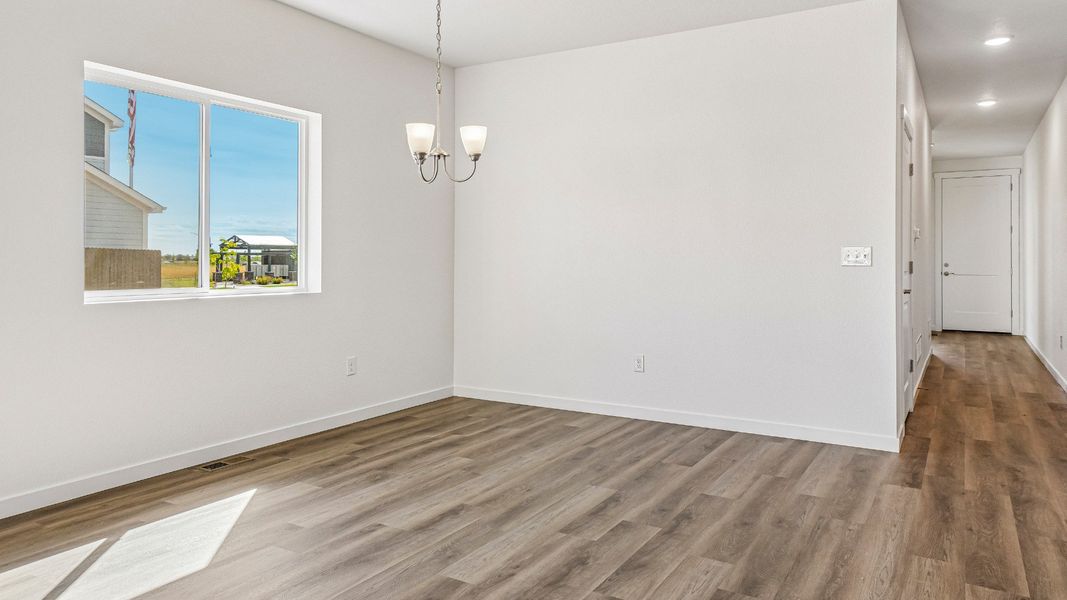 A comfortable setting for meals, conversation, and connection