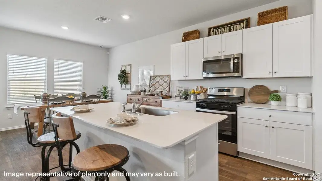 Furnished interior view inside a new home in , San Antonio (Image 13).
