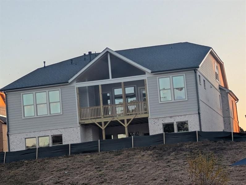 Exterior details and patio area of a home in , Cumming (Image 4). Exterior details and patio area of a home in , Cumming (Image 4).