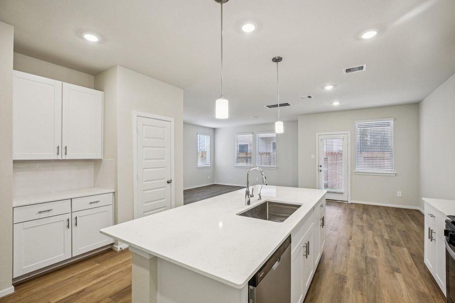 Furnished interior view inside a new home in Pinewood Trails - City Series, Atascocita (Image 12).