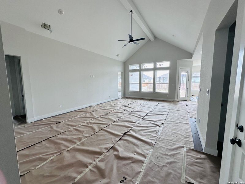 In-progress construction of a new home in Village at Three Oaks, Seguin, TX (Image 16).