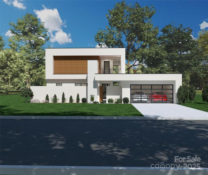 Front exterior of a new home in , Charlotte, NC, highlighting curb appeal (Image 15).