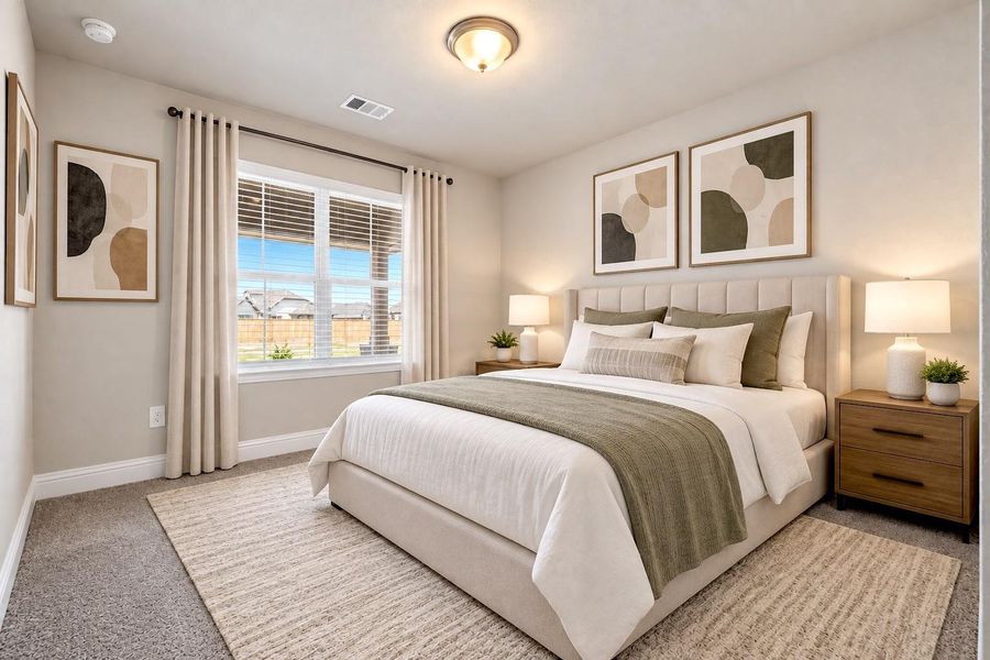 Furnished interior view inside a new home in Lago Mar, Texas City (Image 12).