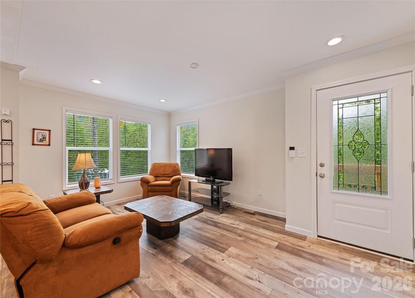 Lots of windows to let in the light