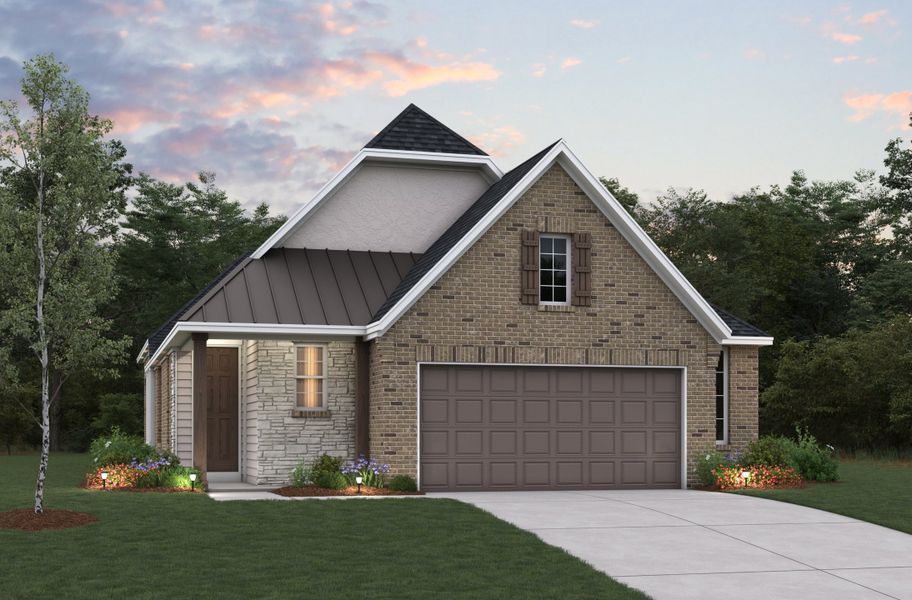 Representative exterior photo of a completed home built from the Bristol by Beazer Homes in Arabella on the Prairie: Signature Collection, Richmond, TX (Image 2).