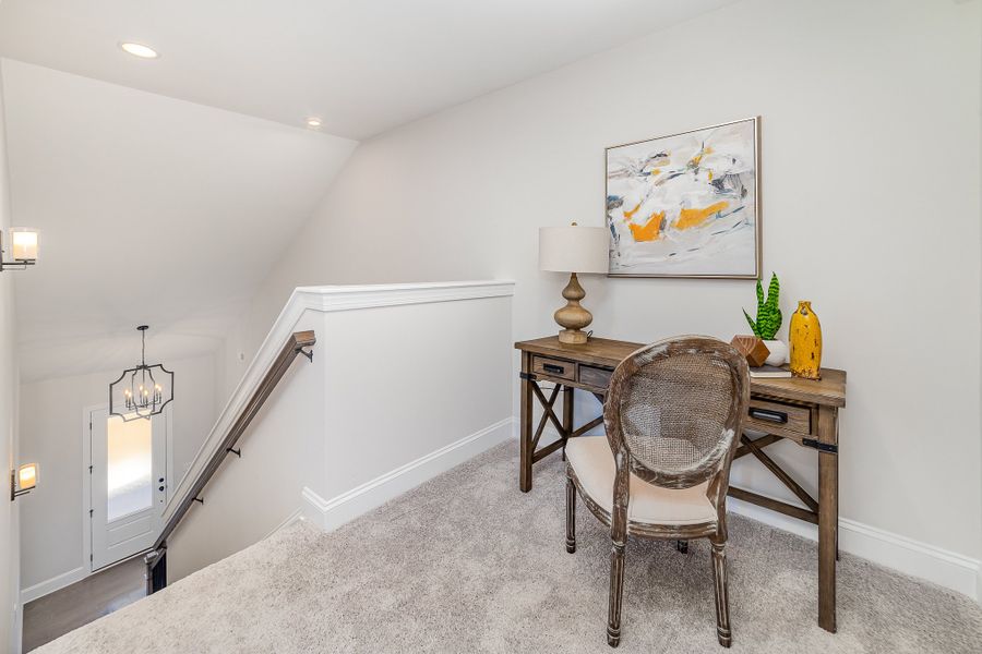 Representative furnished interior of a home built from the Madison by Greybrook Homes in Harbor Watch, Statesville (Image 19).
