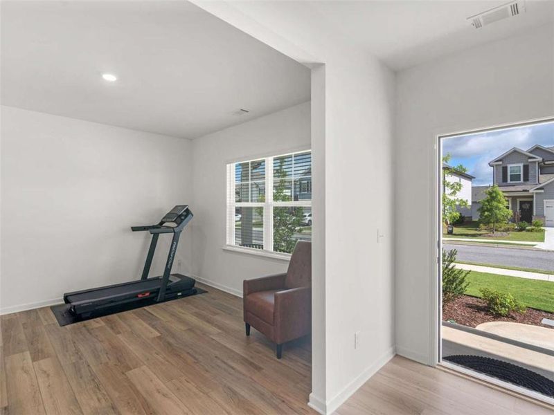 Furnished interior view inside a new home in Timber Ridge, Douglasville (Image 4).