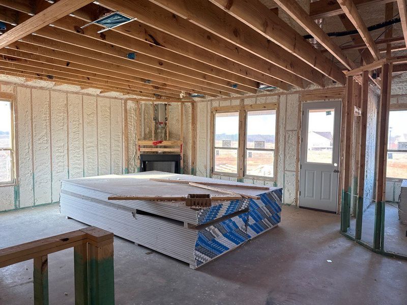 In-progress construction of a new home in Covenant Park, Springtown, TX (Image 5). In-progress construction of a new home in Covenant Park, Springtown, TX (Image 5).