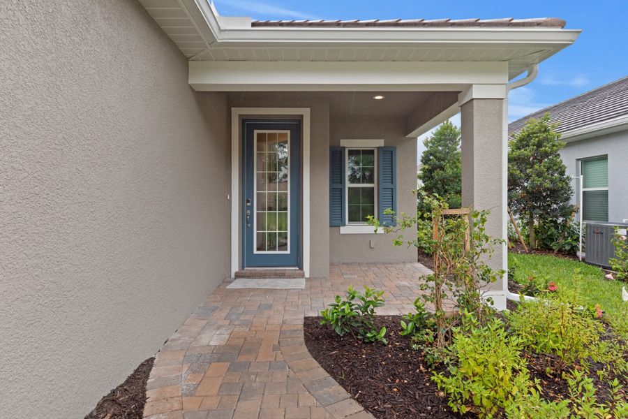 Exterior details and patio area of a home in Verandah, Fort Myers (Image 3).