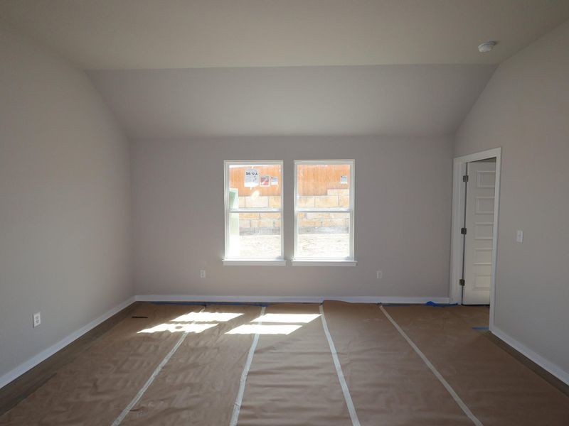 In-progress construction of a new home in Cascades at Onion Creek, Austin, TX (Image 8).