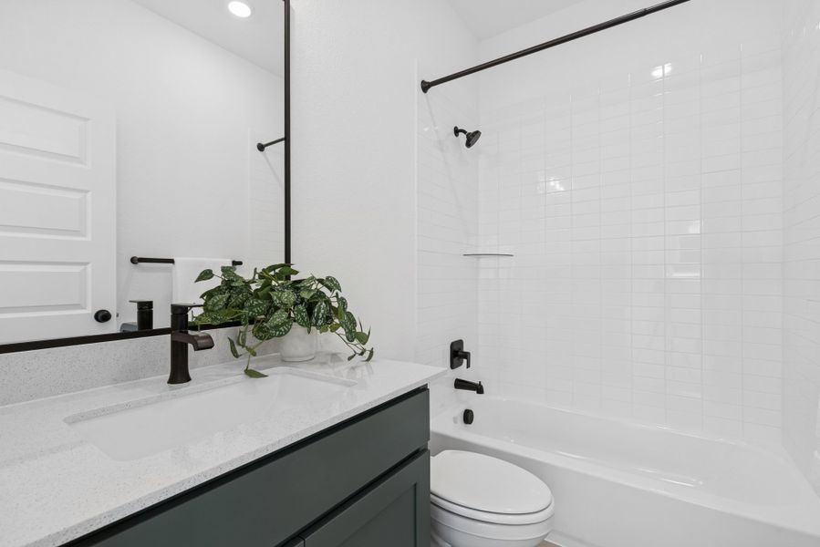 Furnished interior view inside a new home in The Twilight at Goodnight Ranch, Austin (Image 4).