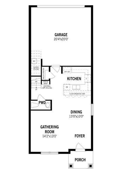 2D floor plan layout of this home in Hickory Grove, Winter Springs, FL (Image 3). 2D floor plan layout of this home in Hickory Grove, Winter Springs, FL (Image 3).