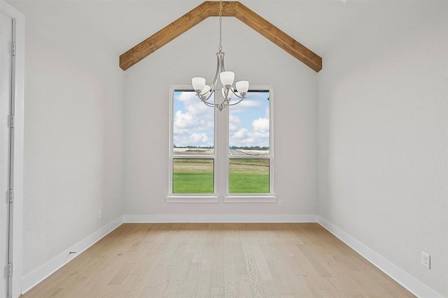 Vaulted Breakfast Nook