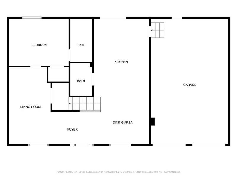 2D floor plan layout of this home in , McCaysville, GA (Image 3).