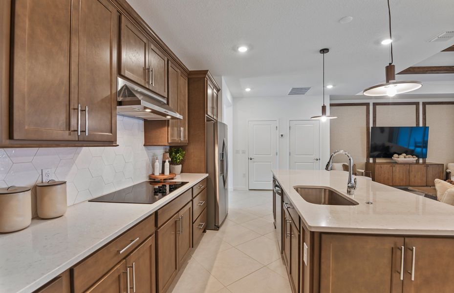 Ample Amount of Countertop and Storage Space