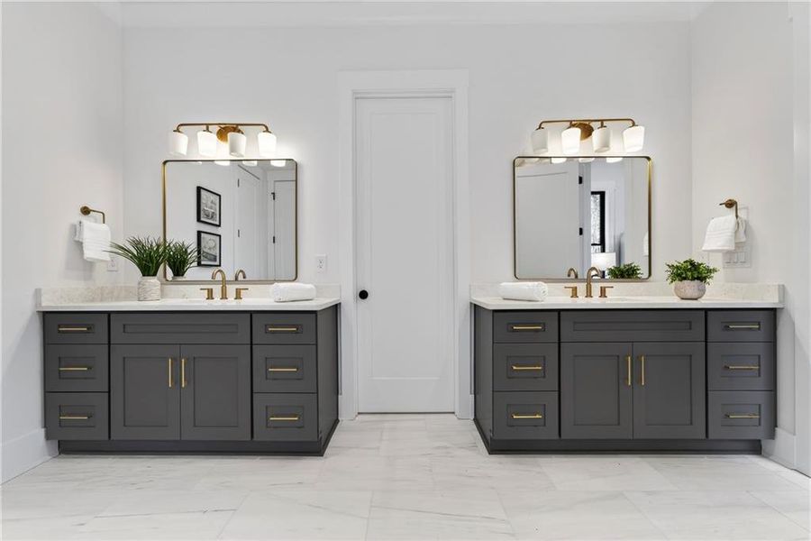 Furnished interior view inside a new home in , White Plains (Image 16).