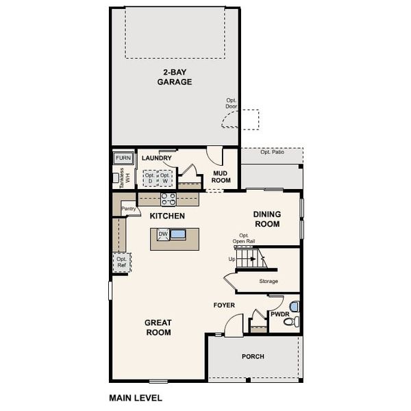 2D floor plan layout for the The Ashton by Century Communities in Windler, Aurora, CO (Image 2). 2D floor plan layout for the The Ashton by Century Communities in Windler, Aurora, CO (Image 2).