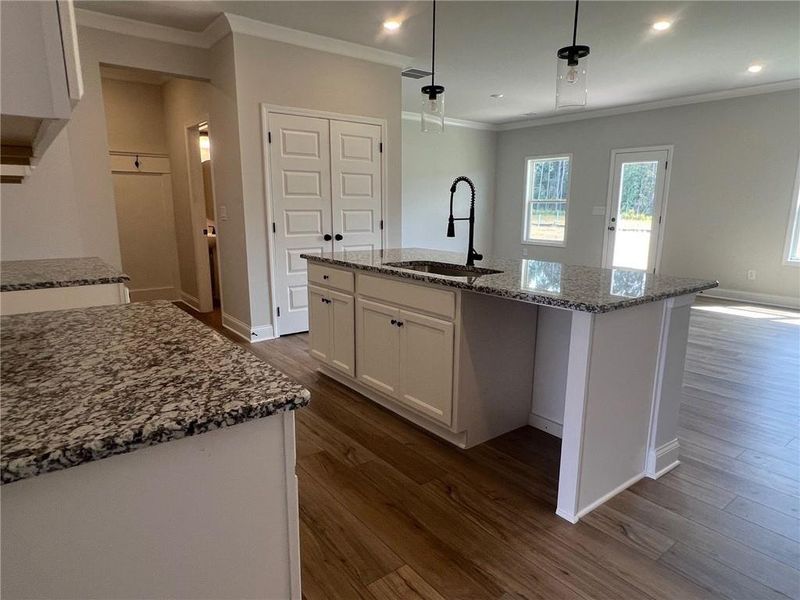 Furnished interior view inside a new home in Crofton Place Enclave, Snellville (Image 3).