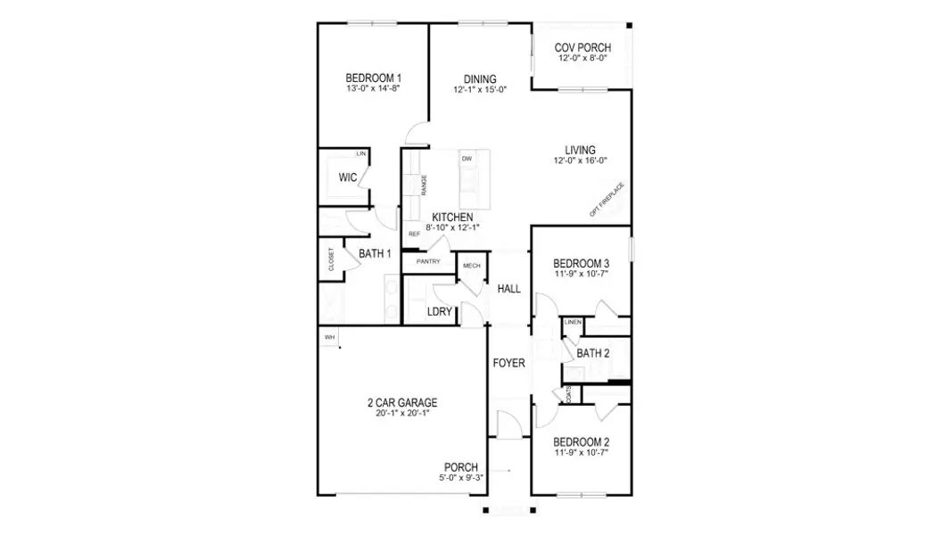 2D floor plan layout of this home in Price's Point, Knoxville, TN (Image 2). 2D floor plan layout of this home in Price's Point, Knoxville, TN (Image 2).