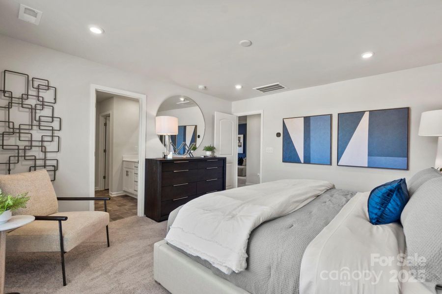 Furnished interior view inside a new home in The Meadows at Asbury Ridge, York (Image 12).