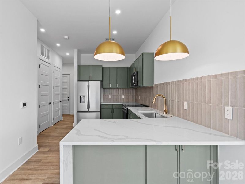Furnished interior view inside a new home in , Asheville (Image 11).