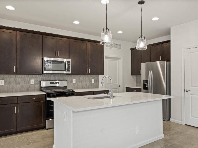 Furnished interior view inside a new home in Hanson Ridge, Vail (Image 3).