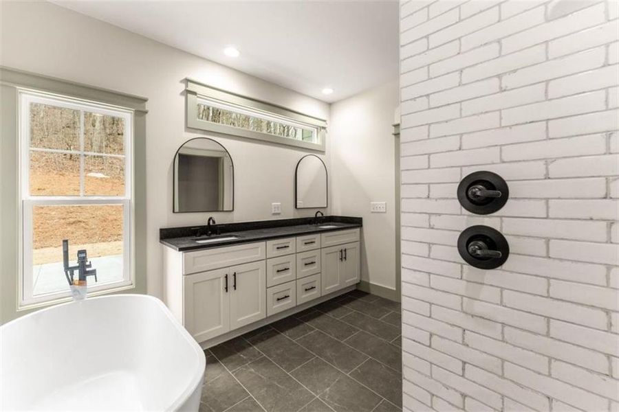 Furnished interior view inside a new home in , Cleveland (Image 10).