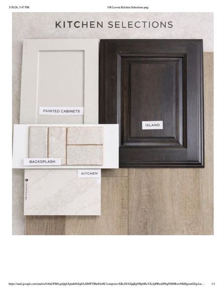 Sample of building materials used in homes in Arbor Oaks, Boyd (Image 4).