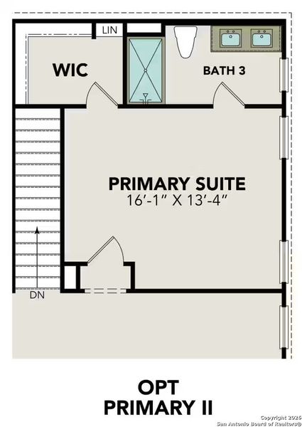 2D floor plan layout of this home in Hickory Ridge, Elmendorf, TX (Image 4).