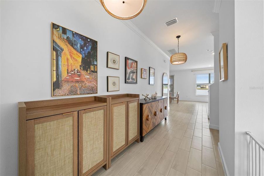 Furnished interior view inside a new home in , Palm Bay (Image 7). Furnished interior view inside a new home in , Palm Bay (Image 7).