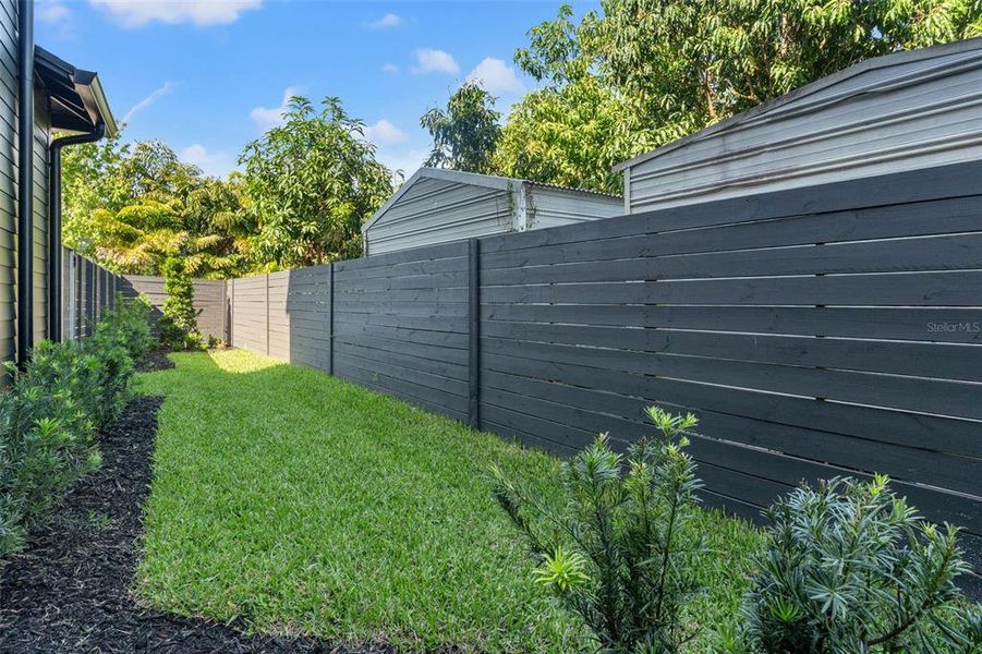 Exterior details and patio area of a home in , Tampa (Image 36).