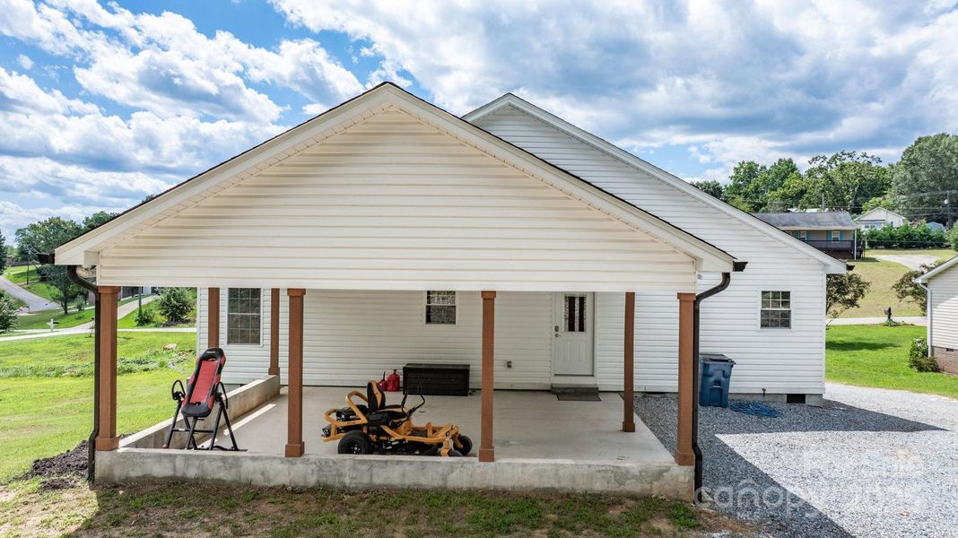 Front exterior of a new home in , Granite Falls, NC, highlighting curb appeal (Image 18).