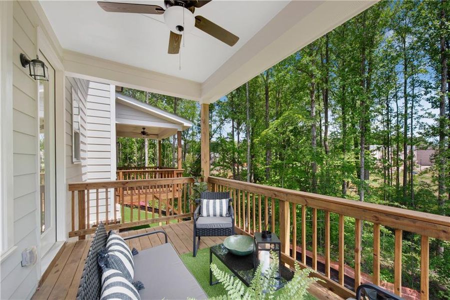 Exterior details and patio area of a home in , Suwanee (Image 2). Exterior details and patio area of a home in , Suwanee (Image 2).