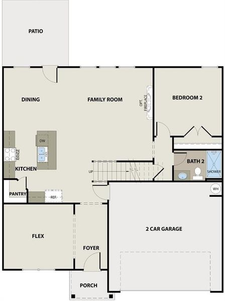2D floor plan layout of this home in , Bonaire, GA (Image 3). 2D floor plan layout of this home in , Bonaire, GA (Image 3).