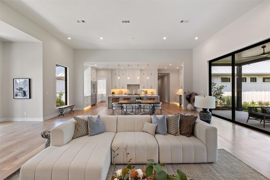 Furnished interior view inside a new home in , Johnson City (Image 22). Furnished interior view inside a new home in , Johnson City (Image 22).